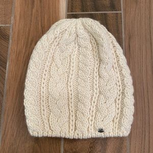 Cream Beanie